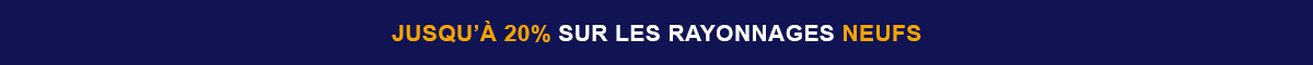 Rayonnages neufs Rayonnage stock